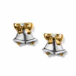 Brighton Silver Bells Mini Post Earrings Silver-Gold Outlet