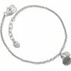 Brighton Silver Shells Anklet Silver-Pearl New