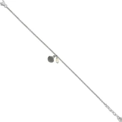 Brighton Silver Shells Anklet Silver-Pearl New
