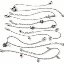 Brighton Silver Shells Anklet Silver-Pearl New
