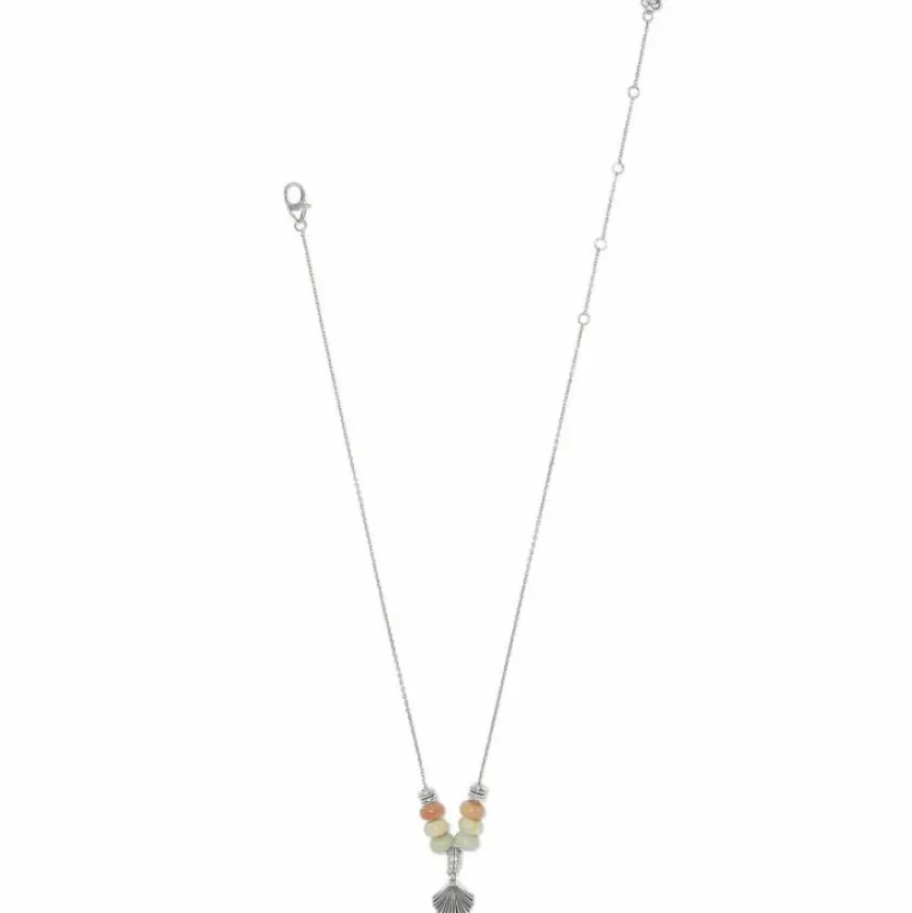 Brighton Silver Shells Bay Necklace Silver-Blue Fashion