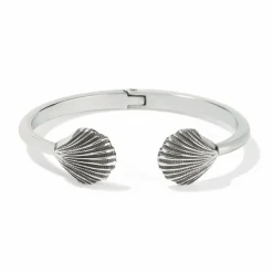 Brighton Shells Hinged Bangle Silver New