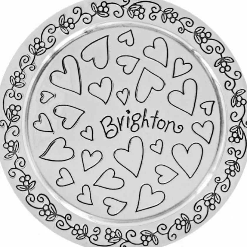 Brighton Skribbel Round Trinket Box Silver Online