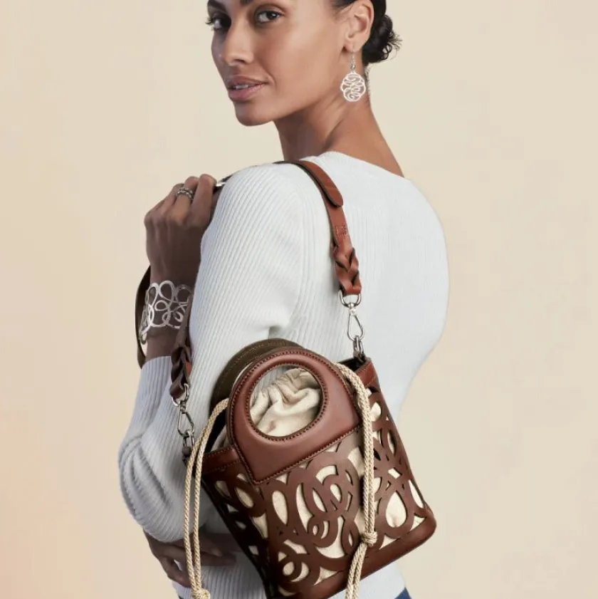 Brighton Skribbel Small Tote Cognac Clearance