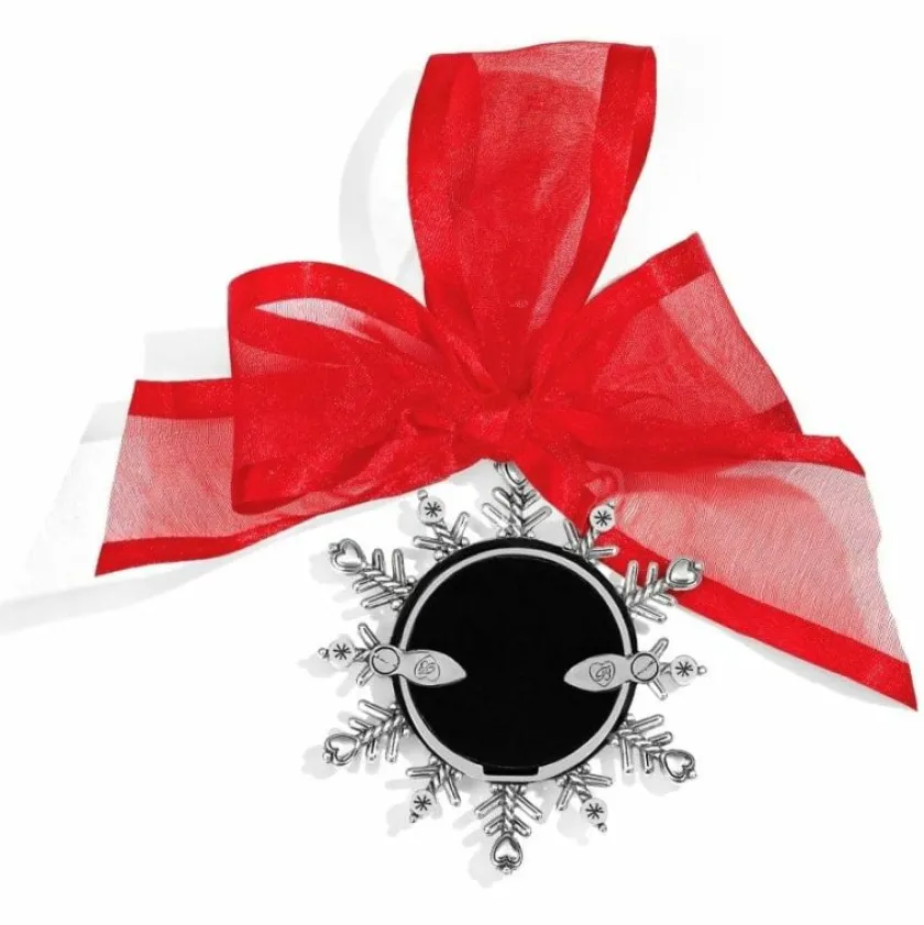 Brighton Snowflake Photo Ornament Silver Hot