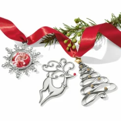Brighton Snowflake Photo Ornament Silver Hot
