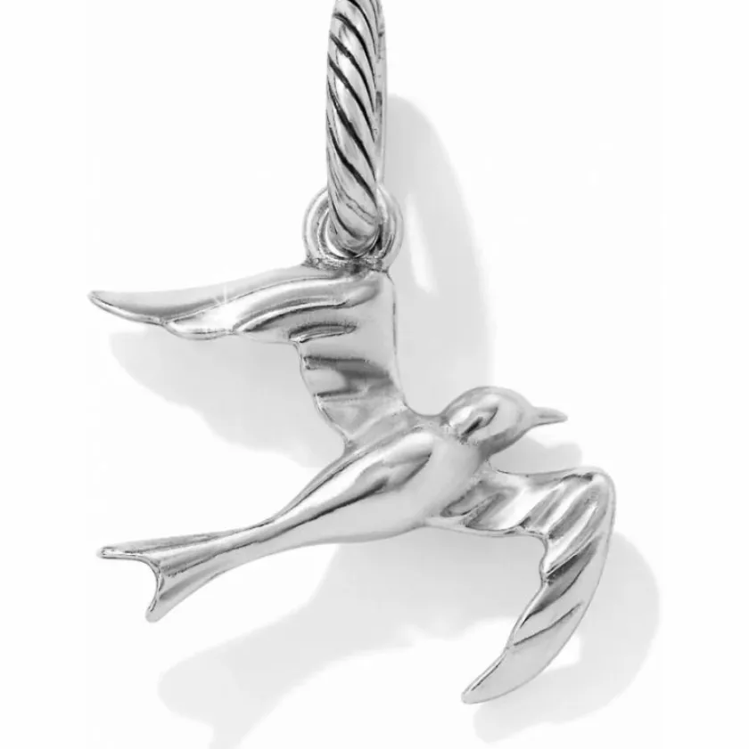 Brighton Soaring Seagull Charm Silver Best