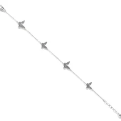 Brighton Solstice Butterfly Anklet Silver Sale