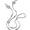 Brighton Sorority Row Eyeglass Chain Silver-Pearl Hot