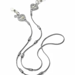 Brighton Sorority Row Eyeglass Chain Silver-Pearl Hot