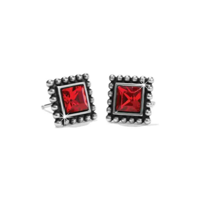 Brighton Sparkle Square Mini Post Earrings Best