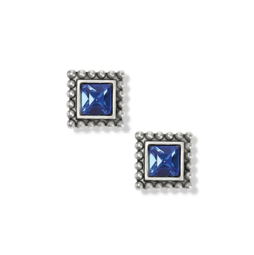 Brighton Sparkle Square Mini Post Earrings Best