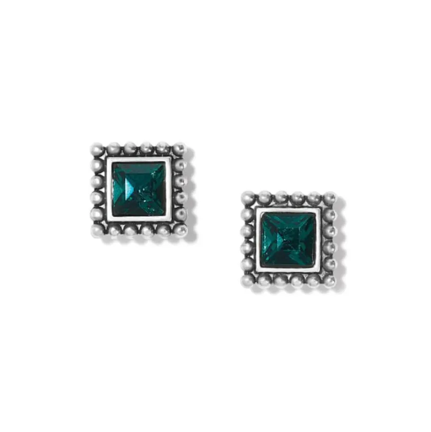 Brighton Sparkle Square Mini Post Earrings Best