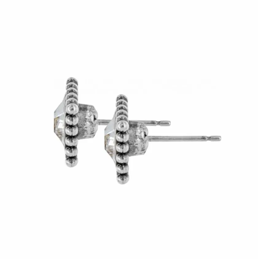 Brighton Sparkle Square Mini Post Earrings Best