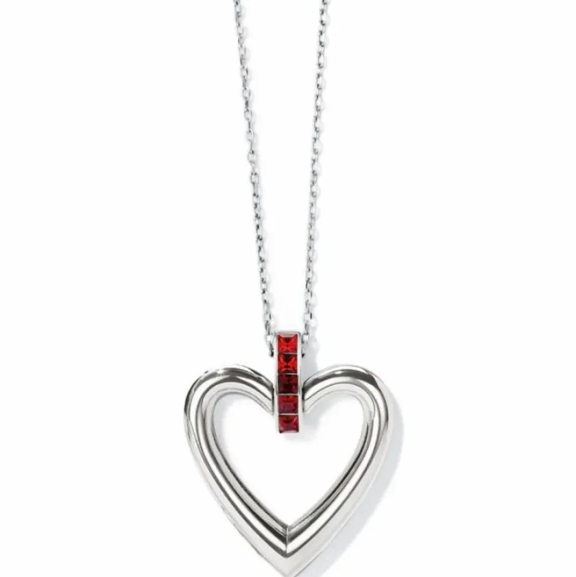 Brighton Spectrum Open Heart Necklace Hot