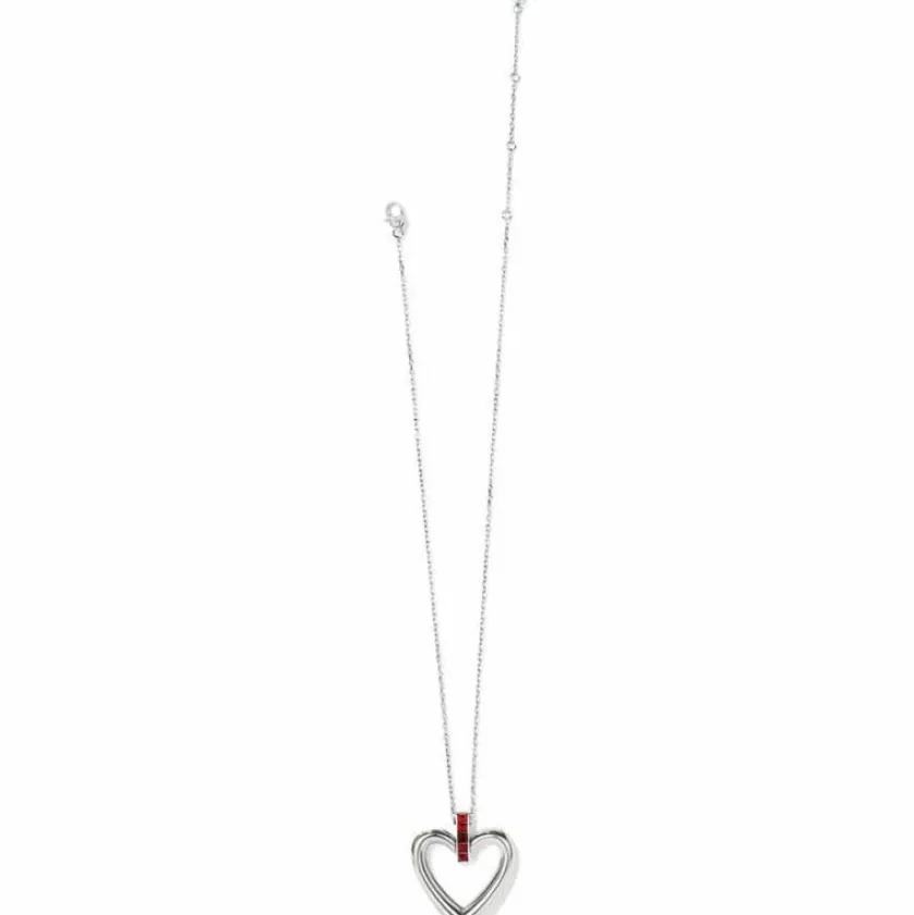 Brighton Spectrum Open Heart Necklace Hot