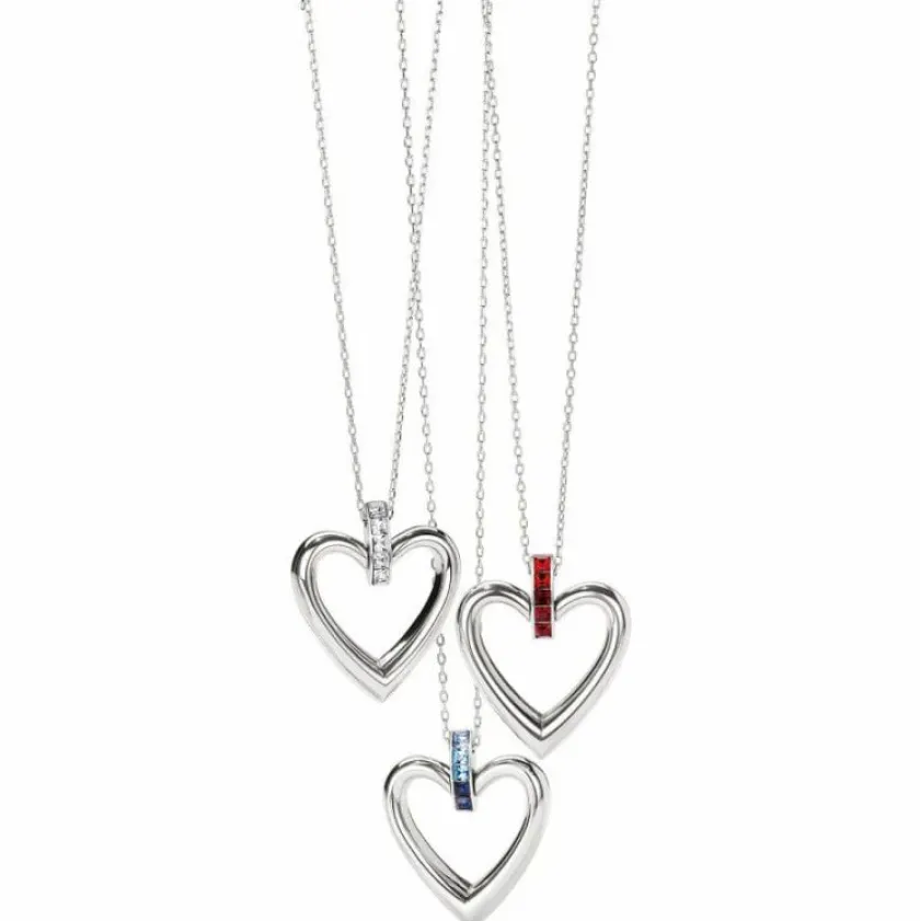 Brighton Spectrum Open Heart Necklace Hot