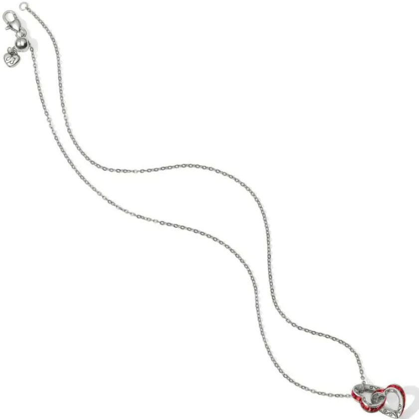 Brighton Spectrum Petite Heart Necklace Red Sale