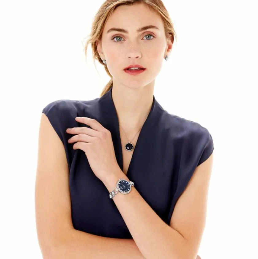 Brighton Star City Watch Silver-Blue Clearance