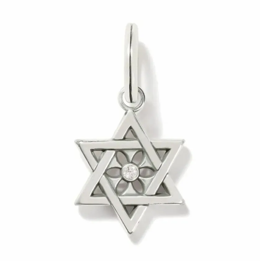 Brighton Star Of David Charm Silver Hot