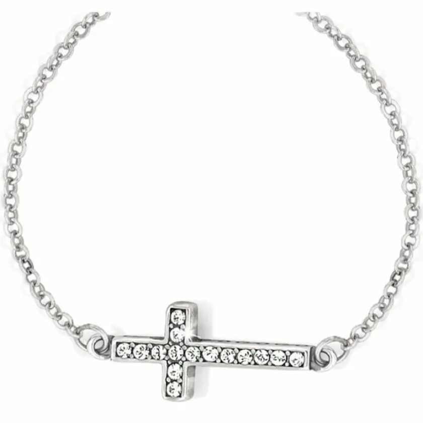 Brighton Starry Night Cross Necklace Silver Best