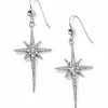 Brighton Stella Drop French Wire Earrings Silver Discount