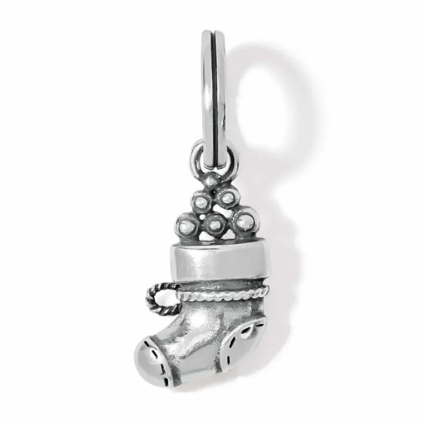 Brighton Stocking Stuffer Charm Silver-Multi Fashion