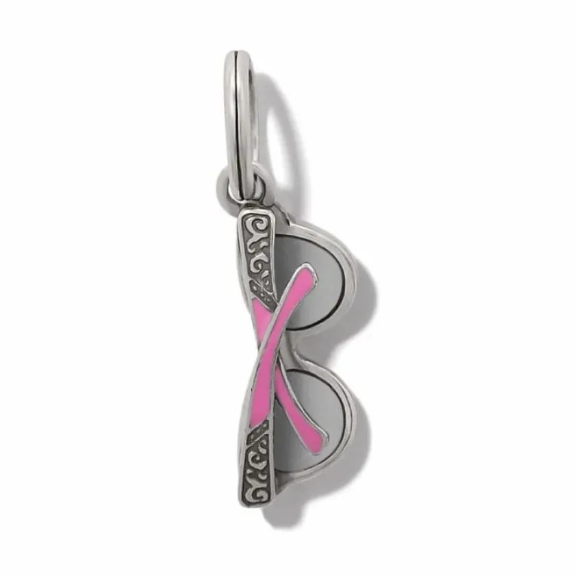 Brighton Sunglass Charm Silver-Pink Discount