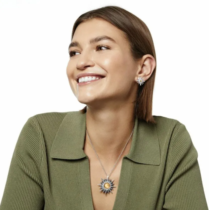 Brighton Sunglow Necklace Silver-Gold Fashion
