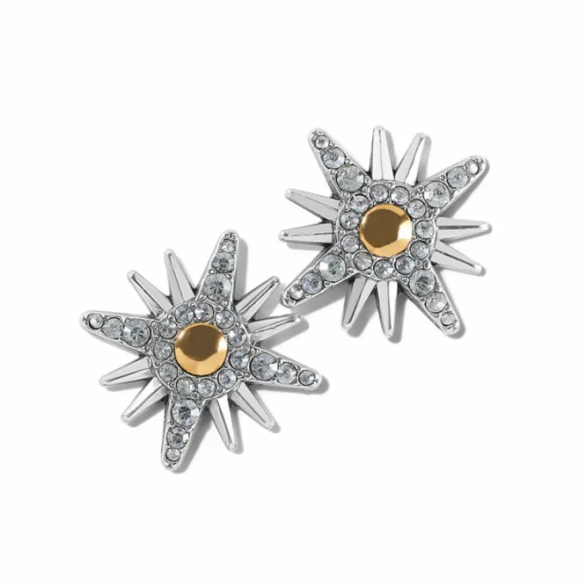 Brighton Sunglow Post Earrings Silver-Gold Discount