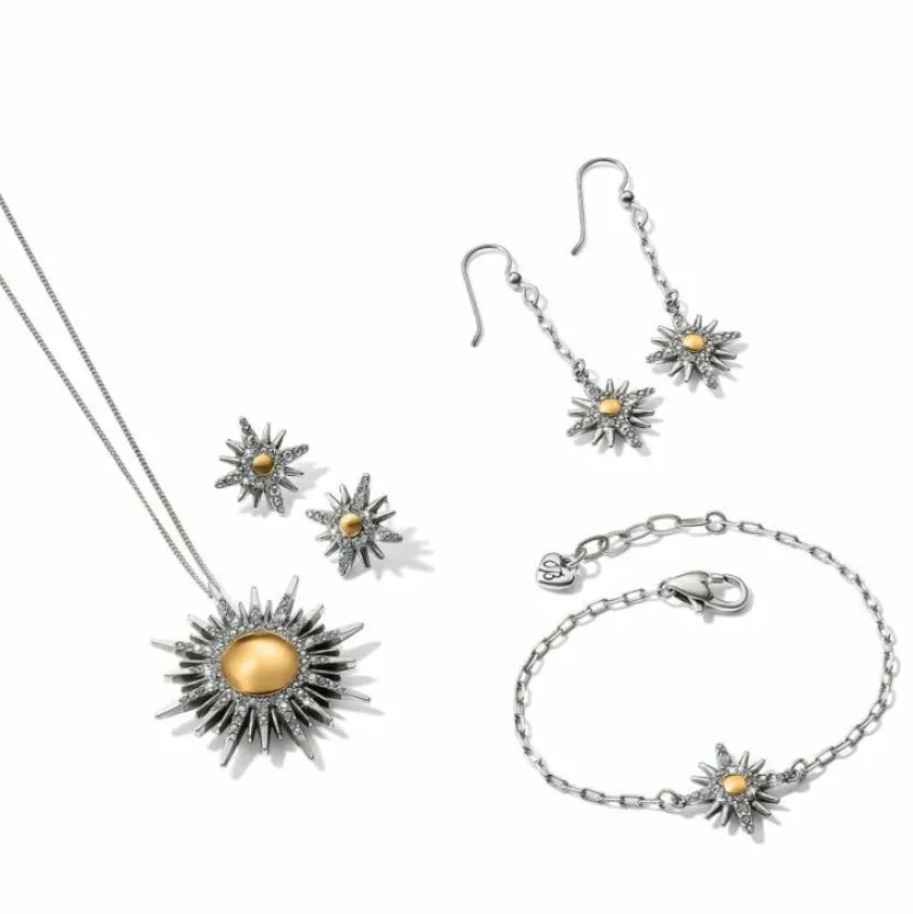Brighton Sunglow Post Earrings Silver-Gold Discount