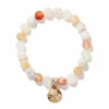 Brighton Sunset Cove Stretch Bracelet Gold-Pink Discount