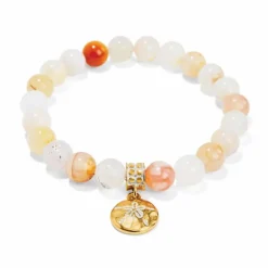 Brighton Sunset Cove Stretch Bracelet Gold-Pink Discount