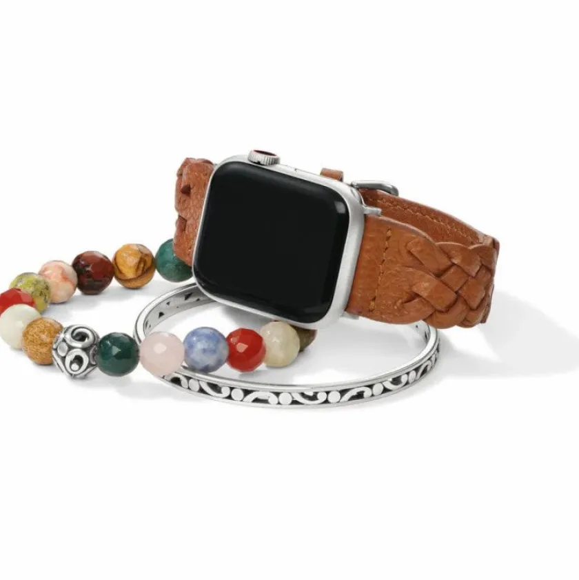 Brighton Sutton Braided Leather Watch Band Best