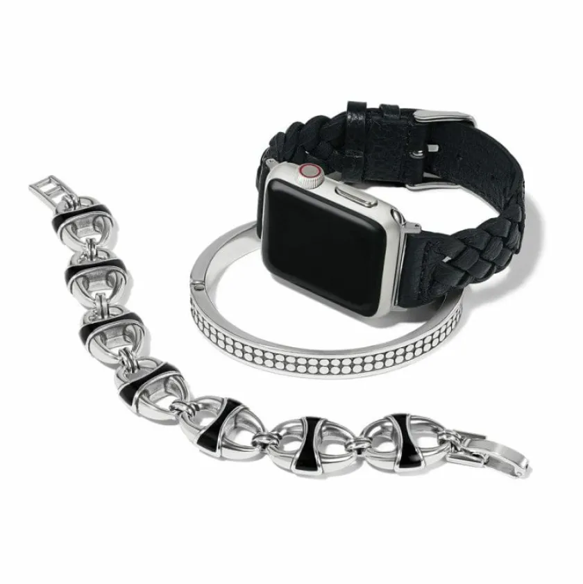 Brighton Sutton Braided Leather Watch Band Best