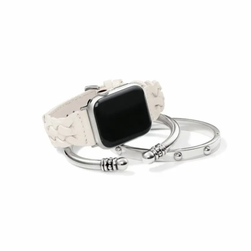 Brighton Sutton Braided Leather Watch Band Best