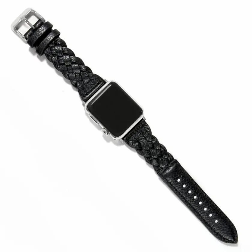 Brighton Sutton Braided Leather Watch Band Best