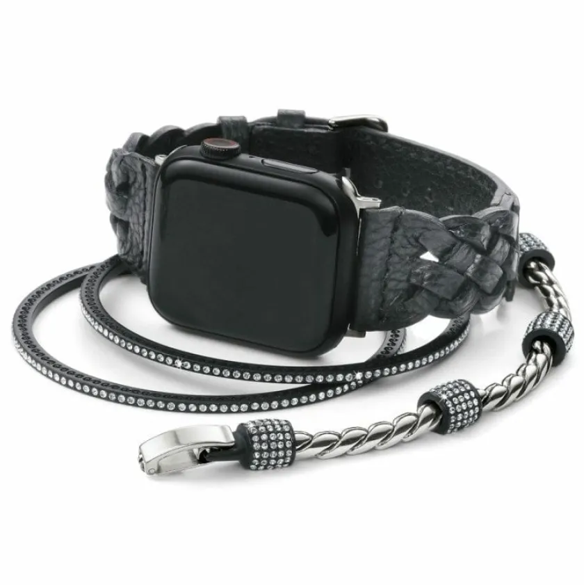 Brighton Sutton Braided Leather Watch Band Best
