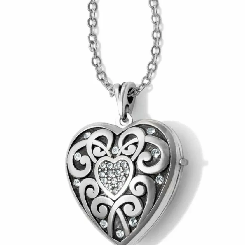 Brighton Sweet Memory Locket Necklace Silver Fashion