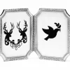 Brighton Tapestry Double Frame Silver Best