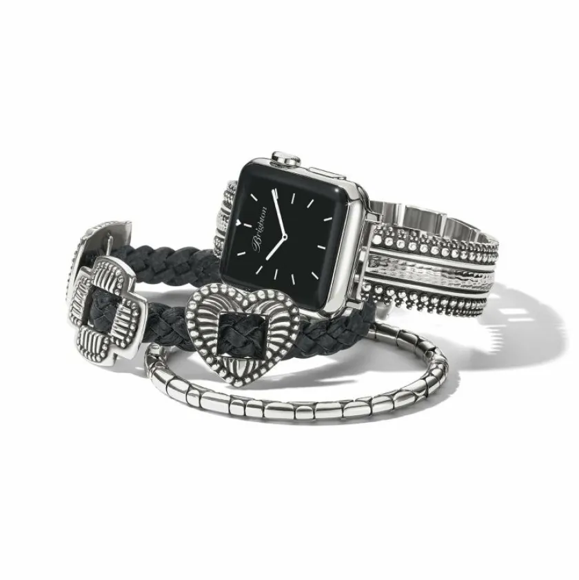 Brighton Telluride Cuff Watch Band Silver New