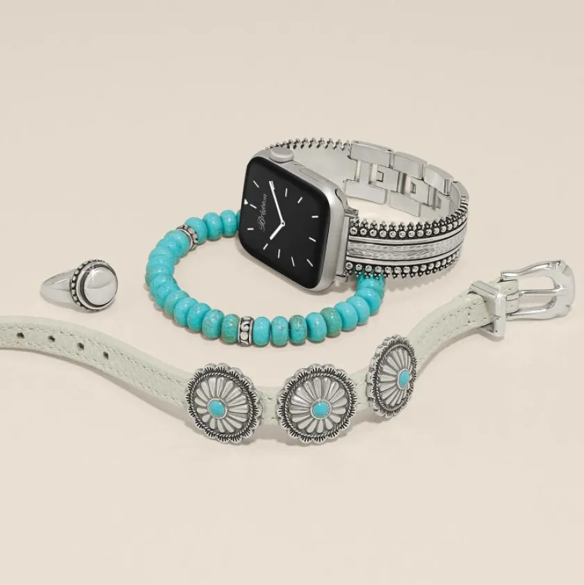Brighton Telluride Cuff Watch Band Silver New