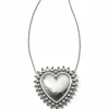 Brighton Telluride Heart Necklace Silver Fashion