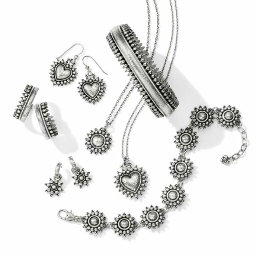 Brighton Telluride Small Heart Necklace Silver Clearance