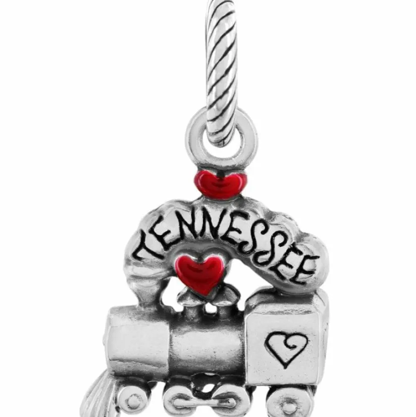 Brighton Tennessee Charm Silver-Red Clearance