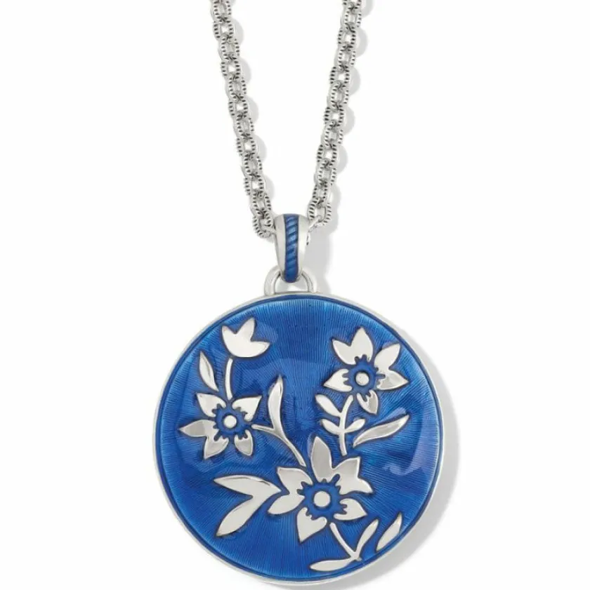Brighton Terra Necklace Silver-Blues Sale