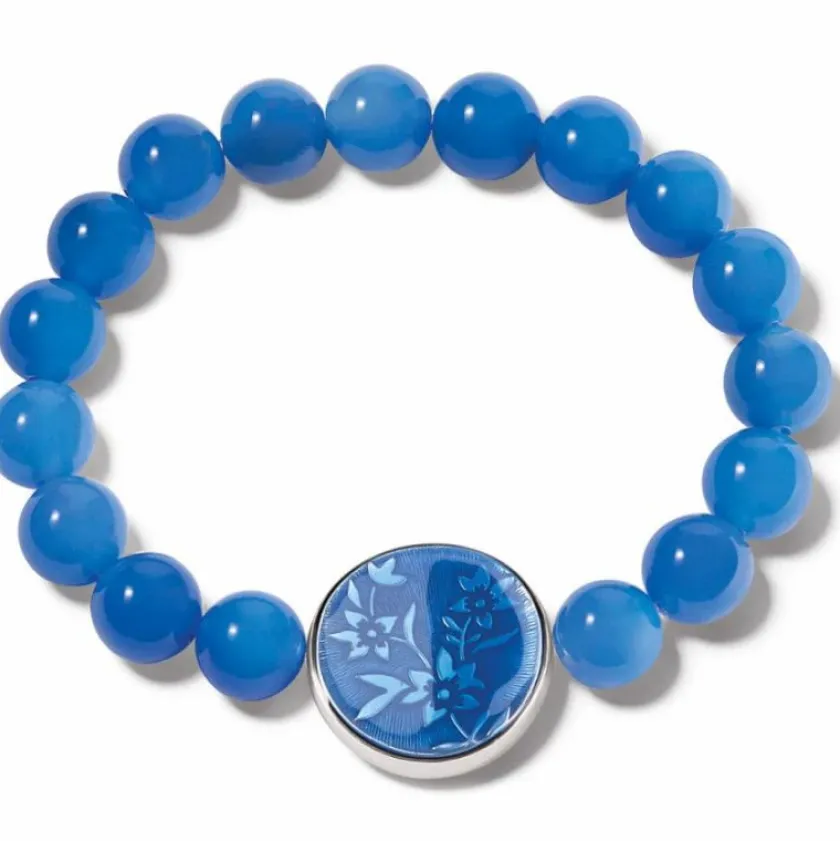 Brighton Terra Stretch Bracelet Silver-Blue Best