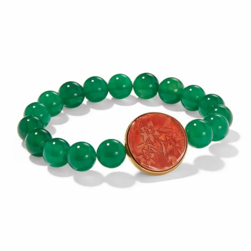 Brighton Terra Tropica Stretch Bracelet Green Clearance