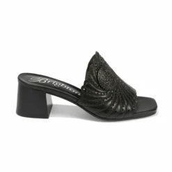 Brighton Theda Heel Sandals Black Discount