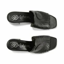 Brighton Theda Heel Sandals Black Discount
